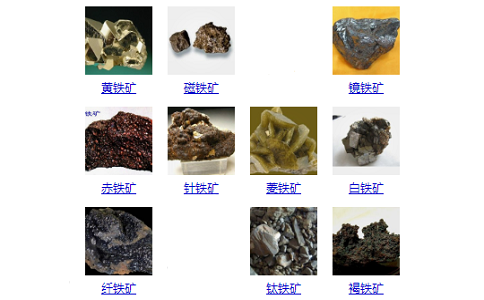 鐵礦石的類型有哪些？